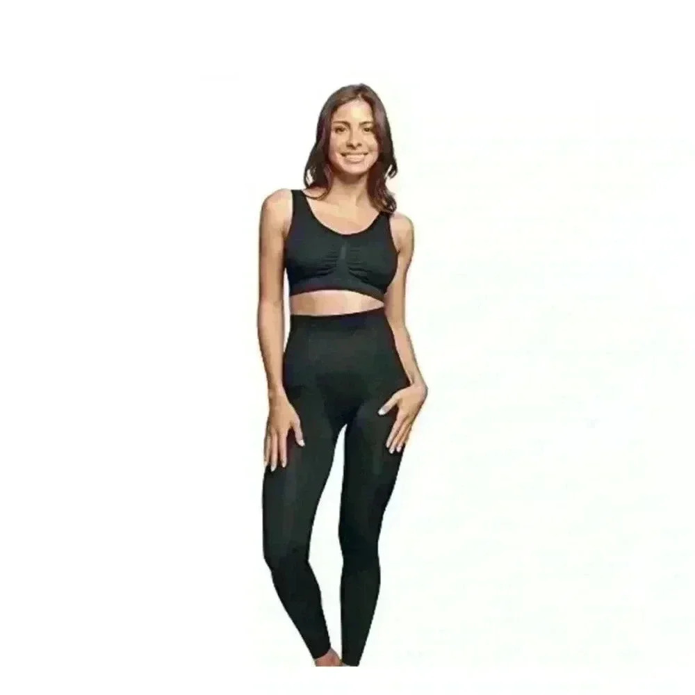 GENIE WOMEN'S HIGH WAIST SEAMLESS SLIM AND TONE LEGGINGS